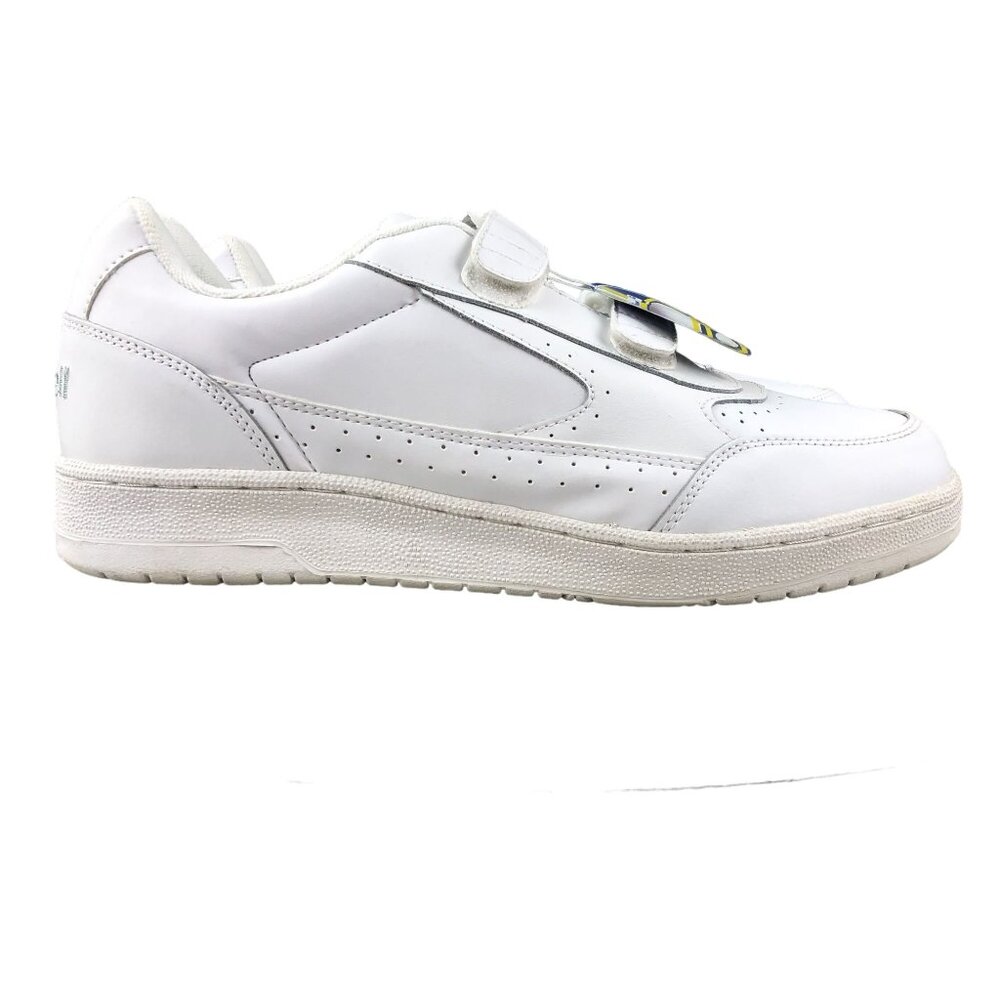 Riddell Men's Size 11.5 NWT White Leather Comfort Court Cross Training Sneakers